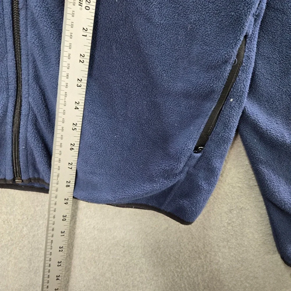 Timberland Men Jacket Large‎ Blue Softshell Fleece Full Zip